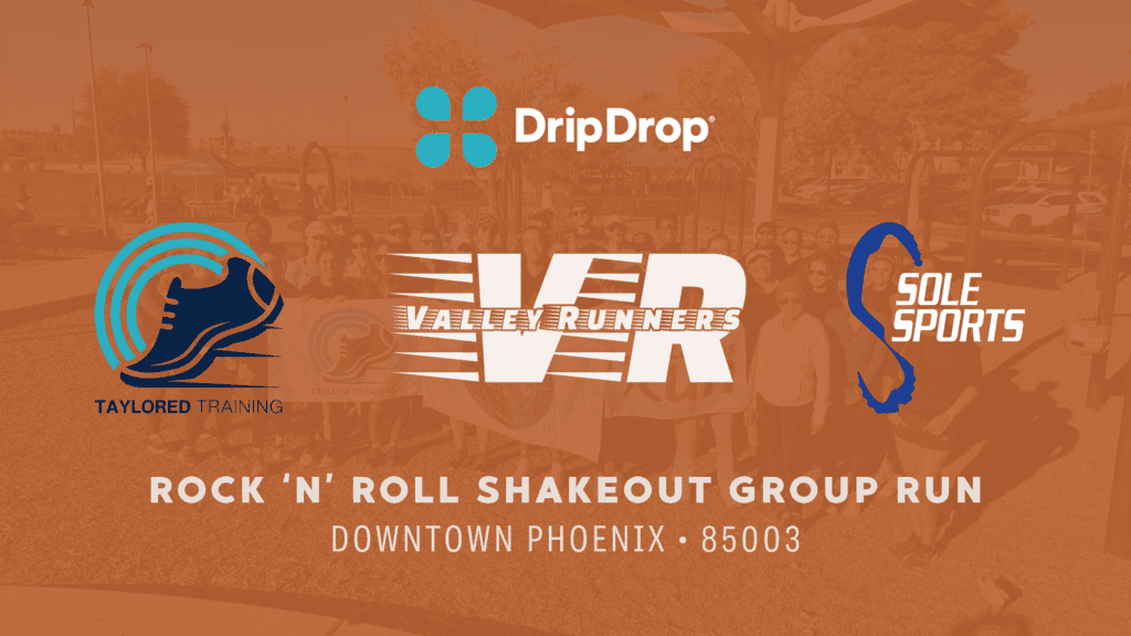 Run event in downtown Phoenix with local training groups.