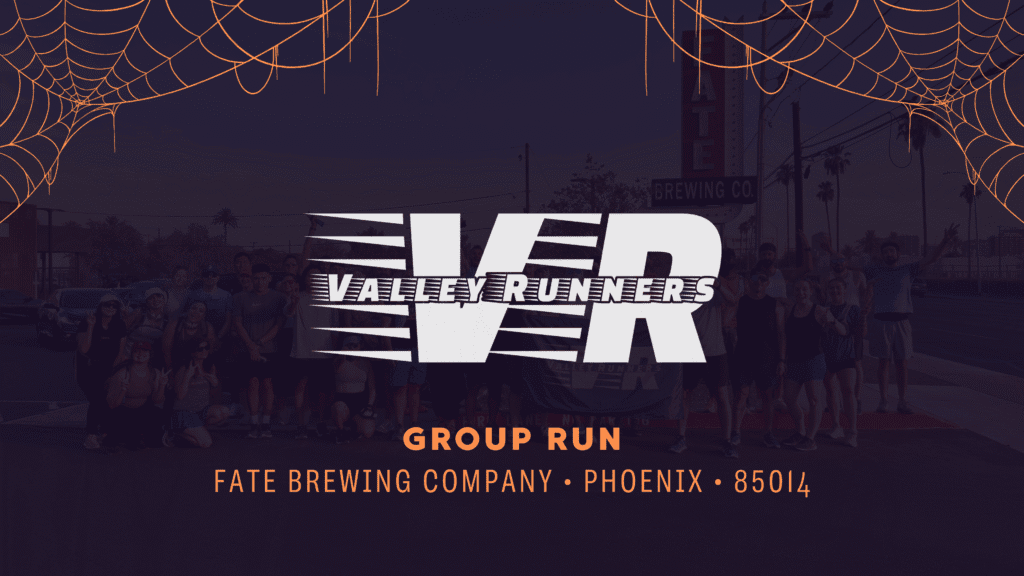 Valley Runners Halloween group run event at Fate Brewing.