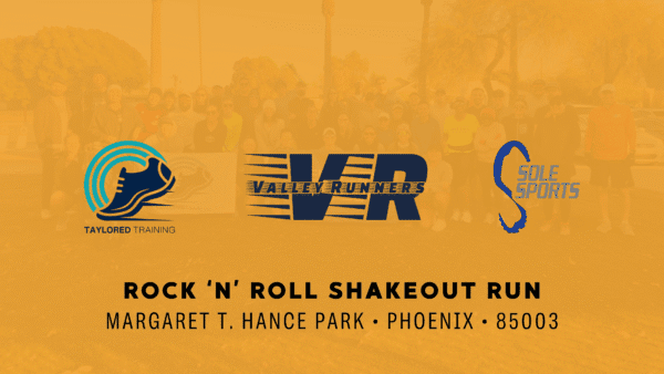 Rock 'n' Roll Shakeout Run event in Phoenix.